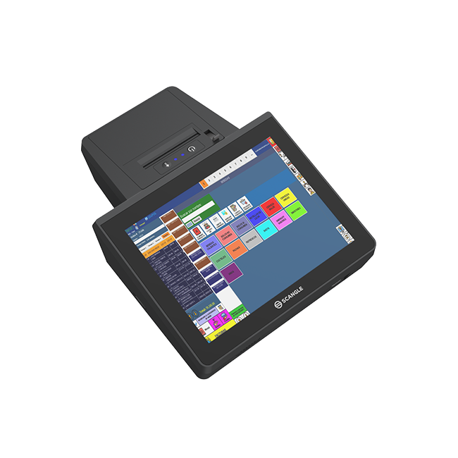 Scangle K1 tout en un terminal POS avec 58mm imprimante thermique prise en charge windows et android OS