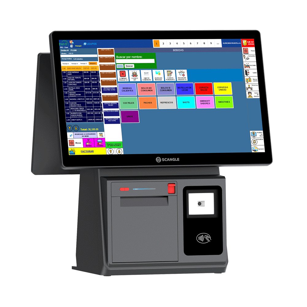 Scangle K5 POS System with 80mm thermal printer