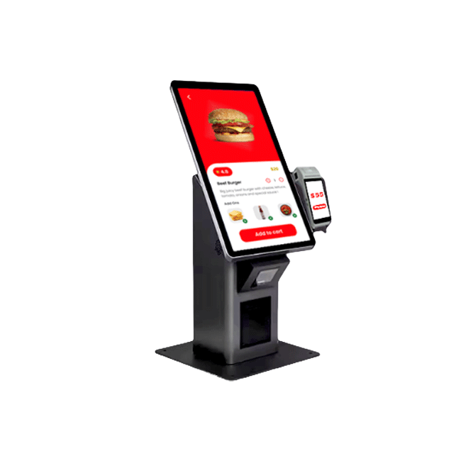 Scangle 21.5 pouces auto-commande kiosque POS terminal